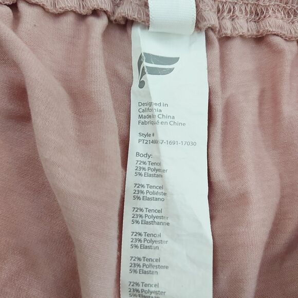 Fabletics Jogger Pants Womens Small Dusty Pink Tapered Activewear Comfort Gym - Picture 11 of 11